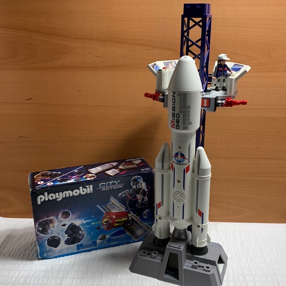 Mission Geo Rocket Launch Pad 6195 & Mission Meteorite Defense 6197 by P… - Picture 3 of 17